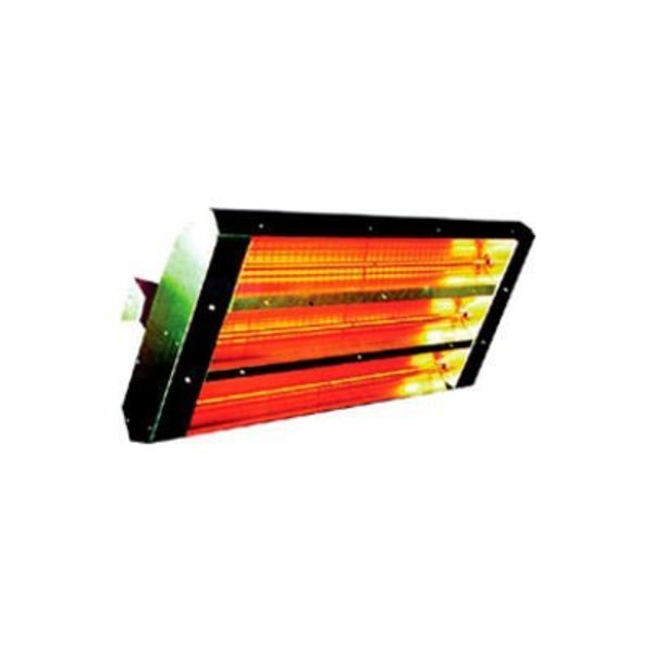 Tpi Industrial TPI 90Deg 3-Lamp Symmetrical Infrared Heater - 10950W 480V Silver 46390THSS480V